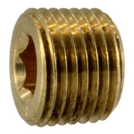 Midwest Fastener 1/8" IP Brass Countersunk Plugs 3PK 32601